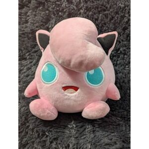 1997 Pokemon Jigglypuff Plush Pink Stuffed Animal Toy Official Licensed 8 In"